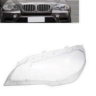 Car Clear Headlight Lens Cover Replacement Headlight Head Light Lamp Shell Cover For-BMW X5 E70 2008