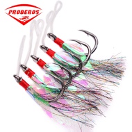 [Ready Ship] 5pcs 9/0# Barb Fish Hook Set Curve Circle Fish Hook Coating Fish Fly Fishing Carp Hook 
