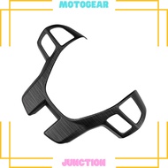 MotoGear Carbon Fiber Steering Wheel Cover Trim Frame Decorator Sticker Car Accessories for Ford Ran