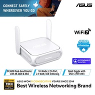 Asus RT-BE58 GO Dual-band WiFi 7 Travel Router, up to 3600 Mbps, 4G & 5G Mobile Tethering, USB-C Pow