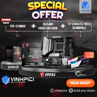 AMD COMBO Computer Set (R9 5900X + B550M MORTAR MAX WIFI + Trident Z NEO 3600MHz 32GB 16GBx2)