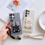 Casing For Samsung A52 A52S A53 A54 A55 A56 M35 S23 S24 S25 PLUS ULTRA S25EDGE S25SLIMLittle Bear Mi