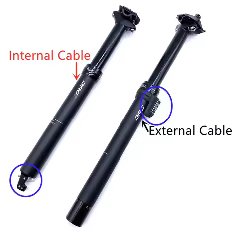 KS JAG MTB dropper Seat Post internal routing external cable remote travel 100/125/150mm exaform JAG