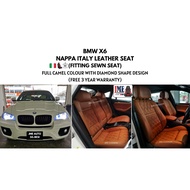 [JME CUSHION] BMW X6 FITTING SEWN LEATHER SEAT *JAHIT MATI SEAT*