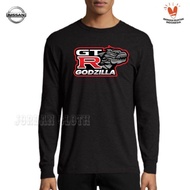 Tshirt Baju Kaos Lengan Panjang Nissan GTR Godzilla