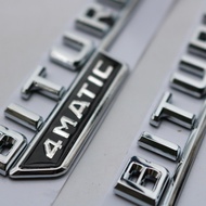 Mercedes-Benz Benz Wordmark GLC43 GLC63S AMG Car Logo Rear Tail Logo V8 BITURBO 4MATIC Side Logo Car