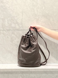 Loewe深啡色軟滑小羊皮背包肩背袋 日本中古二手vintage