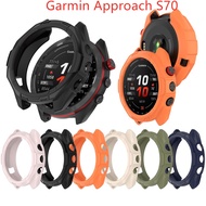 Soft Tpu Case For Garmin Approach S70 Watch Protective Bumper Cover Garmin Approach S70 42mm 47MM Frame Accessories