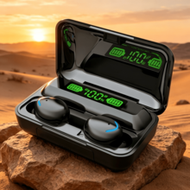 F9 Wireless Bluetooth Earbuds TWS Gaming Earphones Digital Display Large Capacity Charging Case