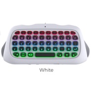 Wireless Keyboard for PS5 Controller Handle Bluetooth External Keyboard for Playstation5 ChatPad Blu
