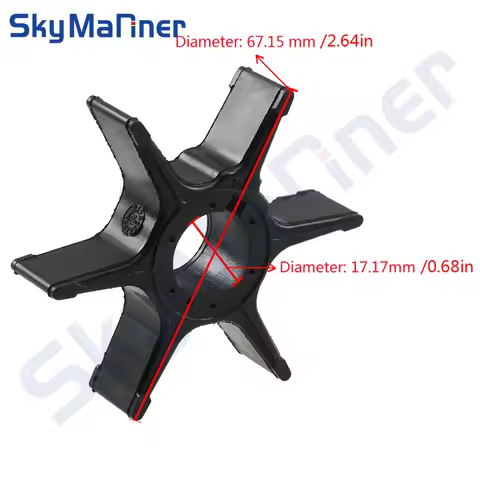 Water Pump Impeller 17461-96301 17461-96302 For Suzuki 2 Stroke 20HP 25HP 30HP 35HP 40HP 1983-1989 O
