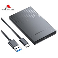 to Type-C 3.1 Adapter 2.5 Inch HDD Case External Hard Drive Enclosure for 2.5 Inch SSD Disk 6Gbps 6T