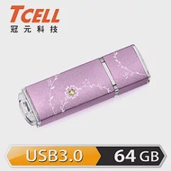 TCELL 冠元-USB3.0 64GB 絢麗粉彩隨身碟(薰衣草紫)薰衣草紫