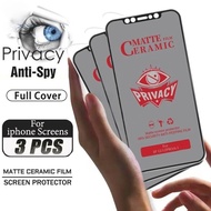 3Pcs Matte Anti Spy Privacy Full Tempered Glass Xiaomi Redmi Note 14 14C A3 13C 13 10C 12 12C 12S A1