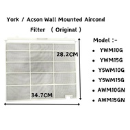 YORK / ACSON WALL MOUNTED AIRCOND AIR FILTER ( YWM10G/YWM15G/AWM10GN/AWM15GN)