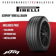 225/55R19 Pirelli Scorpion Verde All Season Tyre (FREE INSTALLATION/DELIVERY) Suitable for Mazda CX5 CX8 Proton X70