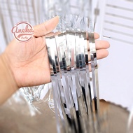 Silver foil curtain / silver backdrop / foil fringe curtain / party decoration background