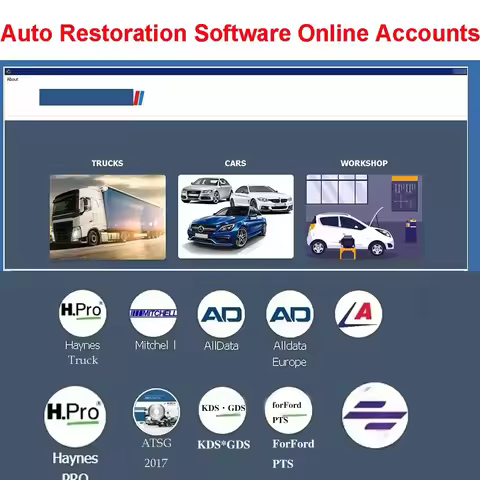 2026 Alldata Online Software Account Car Data Repair Auto Cardata Virtual System Idenx Haynes PRO Mi
