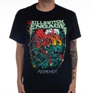 Killswitch Engage Band graphic Men's 100% Cotton Round-Neck Short-Sleeve T-Shirt