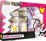 現貨❗️[美版PTCG Pokémon ] Celebrations Dark Sylveon V Collection Box(暗黑仙伊貝V 25th周年禮盒)
