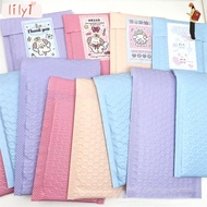 LILY 10Pcs Bubble Mailers, Self Seal Pearl film Padded Envelopes, |Color PE Package Mailer