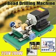 220V 280W 60Hz Pearl Drilling Holing Machine Driller Bead Jewelry Punch Engraving Engraver Machine T
