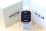 Jam Tangan Cewek Terbaru dan Trendi 2023 Jam Tangan Fosil Wanital Digital LED Tali Rubber Jam Tangan