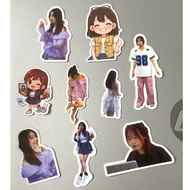 Combo of 10 photo stickers printed on request, print decal stickers sized 4x6, 5x5, 5x7, 6x9 (Custom