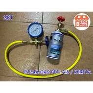 R134A GAS CAR / FRIDGE OLD MODEL TOP UP GAS PETI AIS BOTOL KECIL FREEZER REFRIGERANT GAS COMPRESSOR 