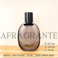botol parfum dipty*q hitam full 30 ml drat/botol parfum isi ulang 30ml