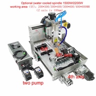 2200W 5 Axis Metal Engraving machine 6040 4 Axis CNC Router 3040 PCB Engraving 3020 Drilling and Mil