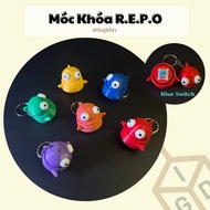 [ingiday - 3D Printed] R.E.P.O Keychain - Interesting clicky Keychain with blueswitch