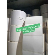 Thermal stamp printing paper 60*40mm used to print product description stamps, used in CNC interiors