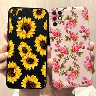 Infinix Note 10 / Infinix Note 10 Pro NFC Soft Case Sunflower Printed Cover Infinix Note 10 X693  Note 10 Pro X695 Casing Shell