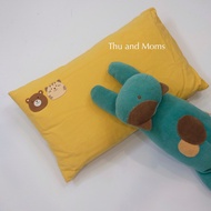 (Multiple colors) Size 25x40cm Japanese Hikosen Cara newborn baby pillow and pillowcase, soft and co