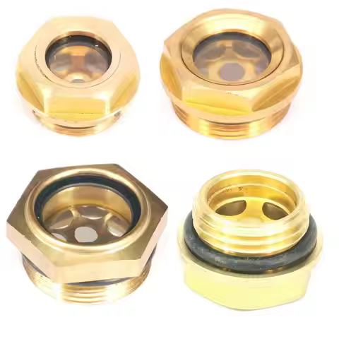 M10/M12/M14/M16/M20/M22/M24/M27/M30 1/4" 3/8" 1/2" 3/4" 1" BSP Male Brass Oil Level Sight Glass Wind