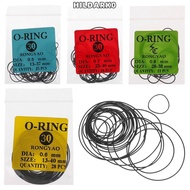HILDARK0 1Pack Watch Gaskets, Rubber Waterproof Rubber O-Ring,  Repair Tools 0.5/0.6/0.7/0.8mm O-Rin