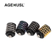 AGEKUSL Bike  Rear Shock Spring Suspension CNC Titanium Bolts For Brompton 3 Sixty Pikes United Trifold Folding Bicycle