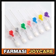 Hospitech IV Cannula / Catheter with Valve [ Size: 16G Grey / 20G Pink / 22G Blue / 24G Yellow] 1pc 