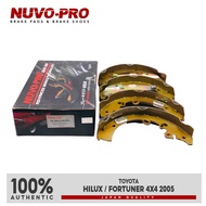 Nuvo-Pro Rear Brake Shoe Toyota Fortuner / Fortuner 2.7 2.5 / Hilux 2016 - 2022 VK-8853 1 Set