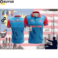 XY EDI MALAYSIA #keadilan rakyat pkr 3d merdeka polo shirt