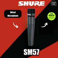 SHURE SM57 ไมค์เครื่องมืออะคูสติกไมโครโฟนกีตาร์แบบใช้มือถือแบบมีสายแบบไดนามิก