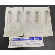 Syringe Nipro 5 ml 5 Cc.