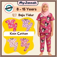 (8-15Y) Baju Tidur Budak Besar Perempuan SDM Big Kids Pyjamas Girl Clothing Sleepwear Sedondon