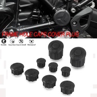 Motorcycle Frame Hole Cover Caps Plug Decorative Frame Cap Set For BMW R1250GS R1200GS R 1250 GS R 1