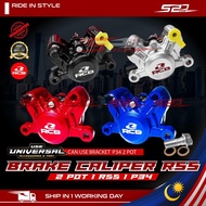 2POT Brake Caliper RCB Universal Use Brek Kaliper R55 P34 Belakang Rear Bracket Caliper RSX Y15 Y16 