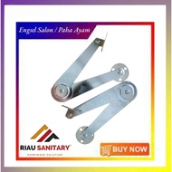 9" salon hinge / 9'' folding hinge / 9" chicken thigh hinge, rush brand