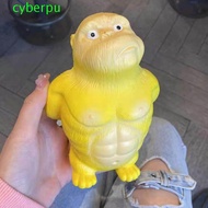 CYBERPULSE Squeeze Vent Gorilla, Orangutan Stretch Squeezing Monkey Toys, Creative Funny 16cm Yellow