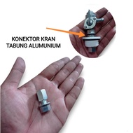 KONEKTOR KRAN CO2 TABUNG ALUMUNIUM AQUASCAPE