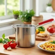 Stainless Steel Multifunctional Deep Fryer Household Small Oil Pot Small Skewer Fryer Induction Cook
